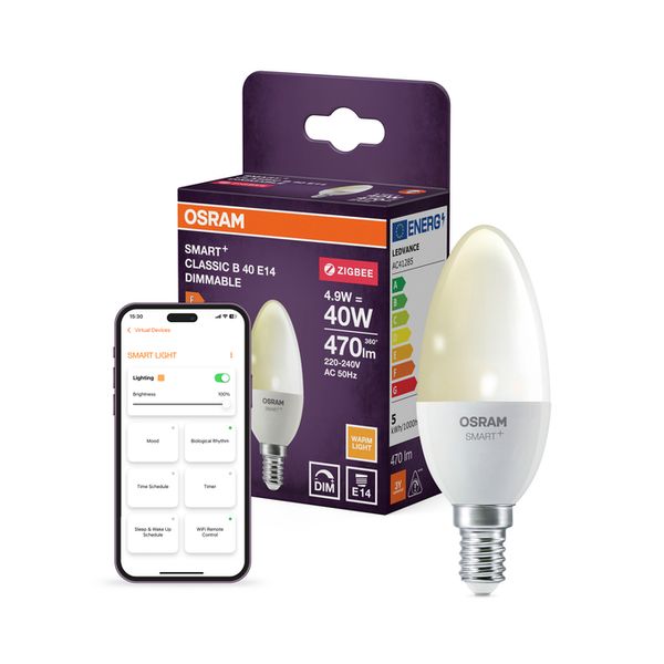 SMART+ ZIGBEE Dimmable Classic B40 4.9W E14 - , изображение 5