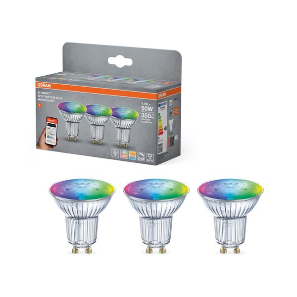 SMART+ MATTER Multicolor Spot PAR16 50 45° 4.7W GU10 Triple Pack - , изображение 7
