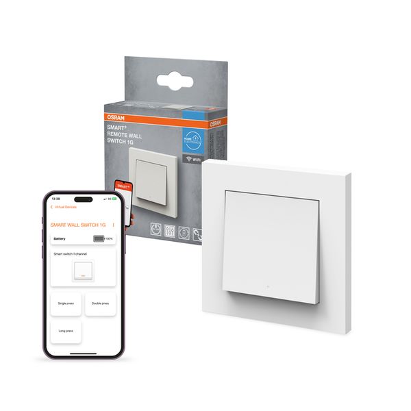 SMART+ WIFI Remote Wall Switch 1 Button - , изображение 3