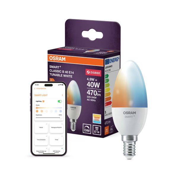 SMART+ ZIGBEE Tunable White Classic B40 4.9W E14 - , изображение 5