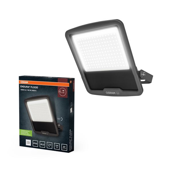 ENDURA® Flood Cool White PCR 150W Dark Grey - , изображение 2