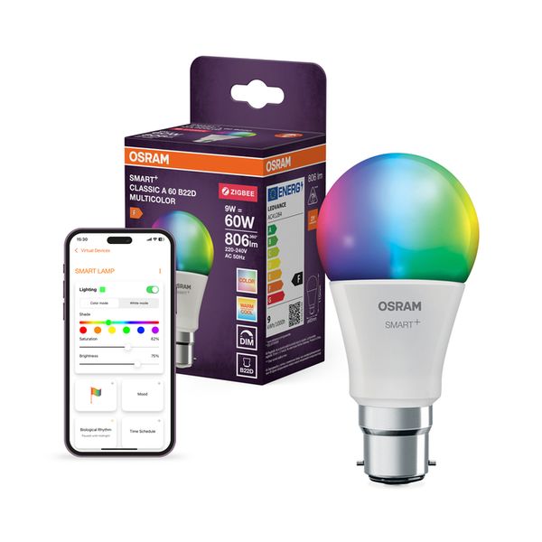 SMART+ ZIGBEE Multicolor Classic A60 9W B22D - , изображение 5