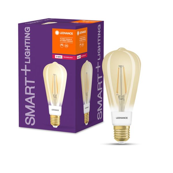SMART ZB Filament Edison 52 DIM 6W 824 230V Gold E27 - , изображение 3