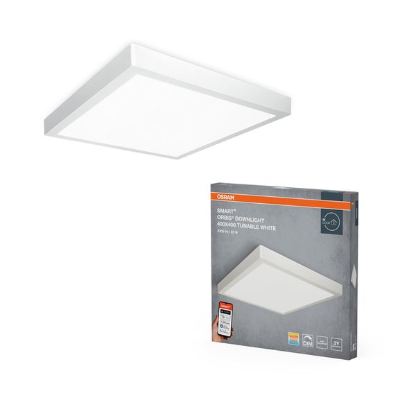SMART+ MATTER Orbis Downlight Square 400mm Tunable White - , изображение 3
