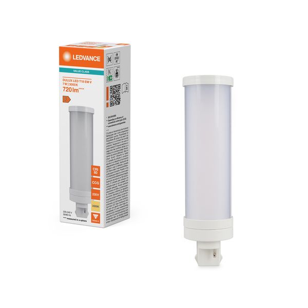 DULUX LED T18 EM & AC MAINS VALUE 7W 830 GX24D-2 - , изображение 5