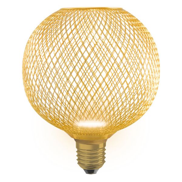 DECOR LED FLAT GLOBE 125 GOLD 3.5W 827 Frosted E27 Non-DIM - , изображение 4