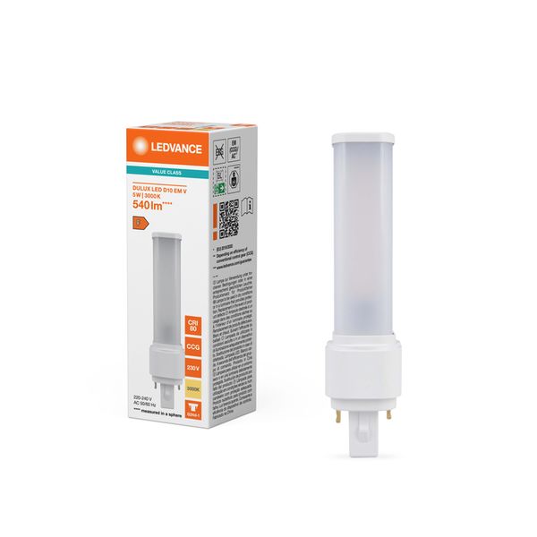 DULUX LED D10 EM & AC MAINS VALUE 5W 830 G24D-1 - , изображение 5