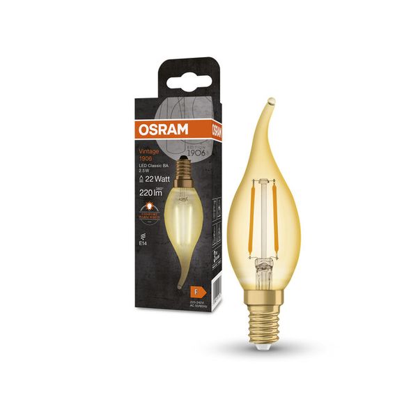 Vintage 1906 Classic BA 22 Filament 2.5W 824 Gold E14 - , изображение 7