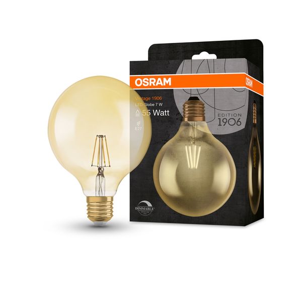 Vintage 1906 Globe 55 Filament DIM 6.5W 824 Gold E27 - , изображение 16