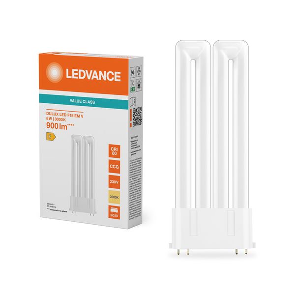DULUX LED F18 EM & AC MAINS VALUE 8W 830 2G10 - , изображение 7
