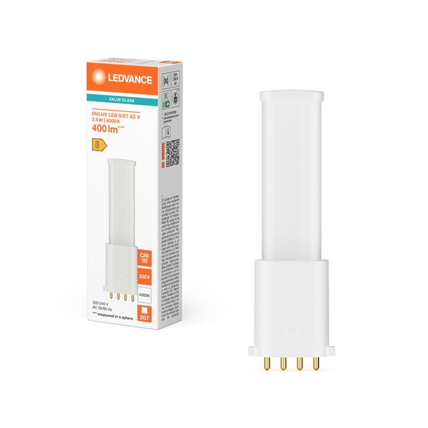 DULUX LED S/E7 AC MAINS VALUE 3.5W 840 2G7 - , изображение 5