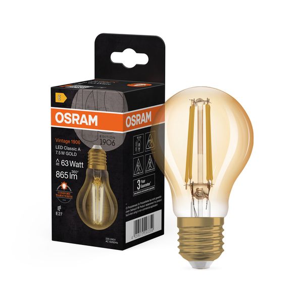 Vintage 1906 Classic A 63 Filament 7.5W 824 Gold E27 - , изображение 13