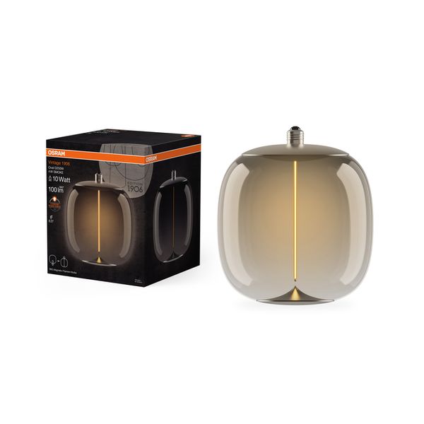 Vintage 1906 Big Oval 10 Filament Magnetic 4W 818 Smoke E27 - , изображение 7