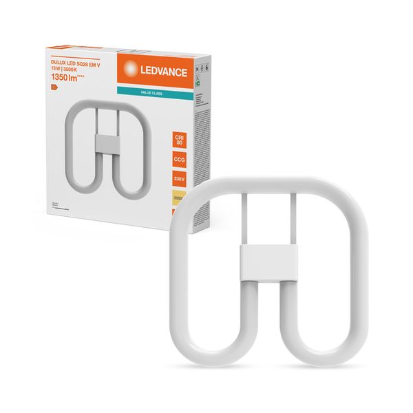 DULUX LED SQ28 EM 2 PINS VALUE 13W 835 GR8 - , изображение 5