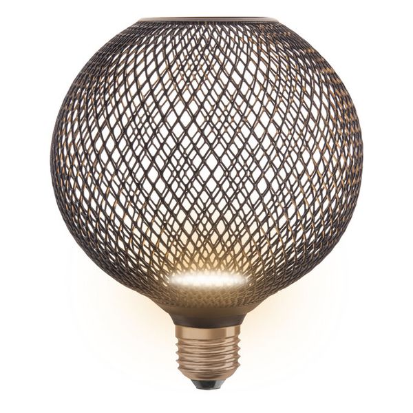 DECOR LED FLAT GLOBE 125 BLACK 3.5W 827 Frosted E27 Non-DIM - , изображение 4
