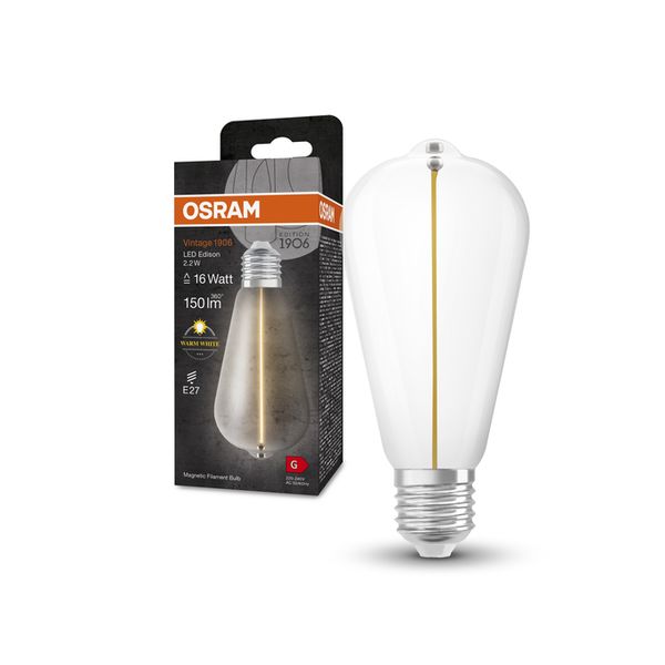 Vintage 1906 Edison 16 Filament Magnetic 2.2W 827 Clear E27 - , изображение 7