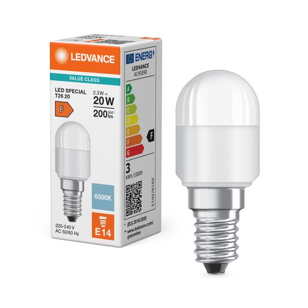LED Special T26 20 200° V 2.3W 865 Frosted E14 - , изображение 5
