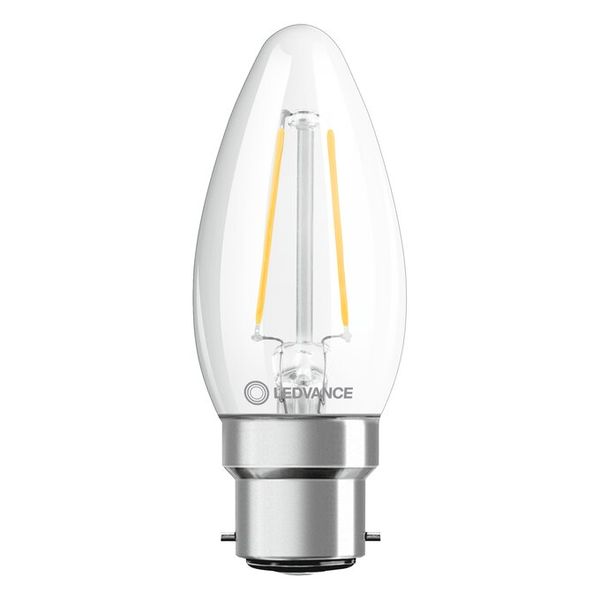LED Classic B 25 Filament P 2.5W 827 Clear B22d - , изображение 2