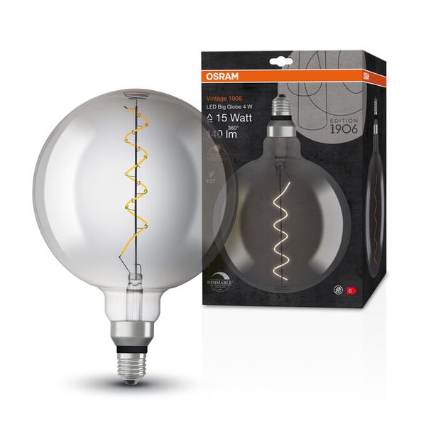 Vintage 1906 Big Globe 15 Filament DIM 4W 818 Smoke E27 - , изображение 13
