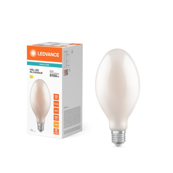 HQL LED FILAMENT VALUE 8100LM 60W 827 E40 - , изображение 5