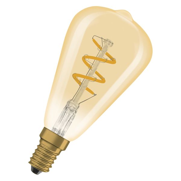 Vintage 1906 Edison Spiral Filament DIM 2.8W 822 Gold E14 - , изображение 7