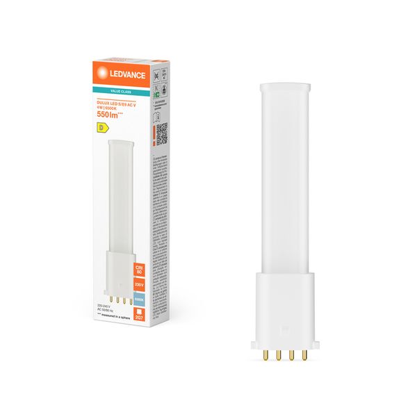 DULUX LED S/E9 AC MAINS VALUE 4W 865 2G7 - , изображение 5