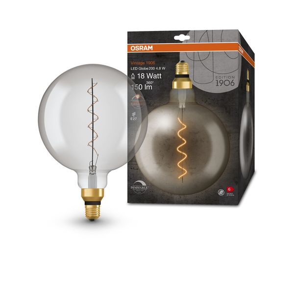 Vintage 1906 Globe 200 16 Filament DIM 4.8W 818 Smoke E27 - , изображение 10