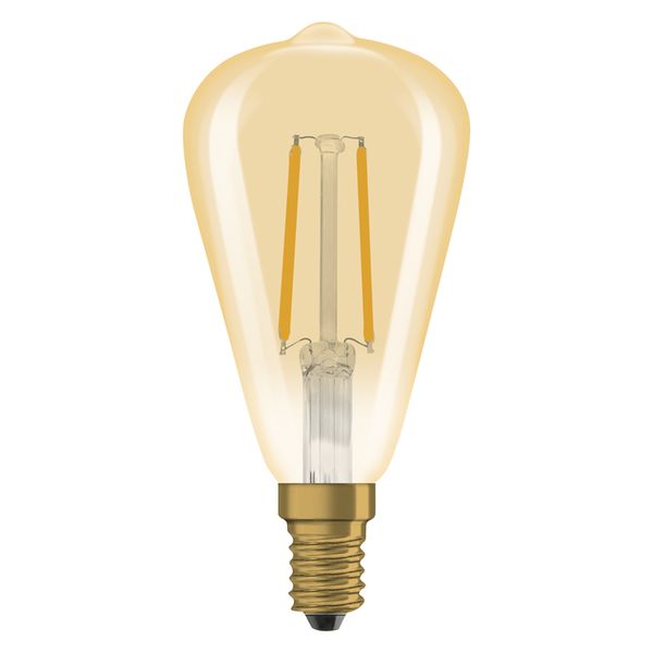 Vintage 1906 Edison Filament DIM 2.8W 822 GOLD E14 - , изображение 10