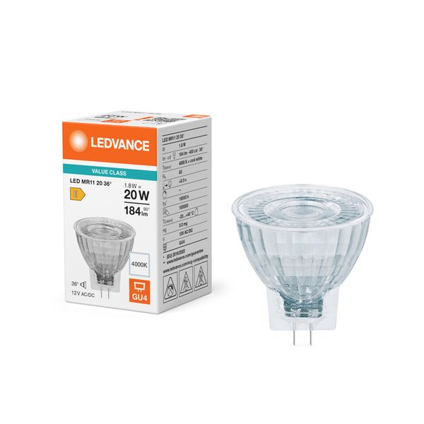 LED MR11 20 36° V 1.8W 840 GU4 - , изображение 5
