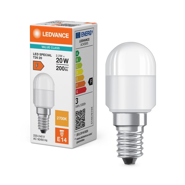 LED Special T26 20 200° V 2.3W 827 Frosted E14 - , изображение 5