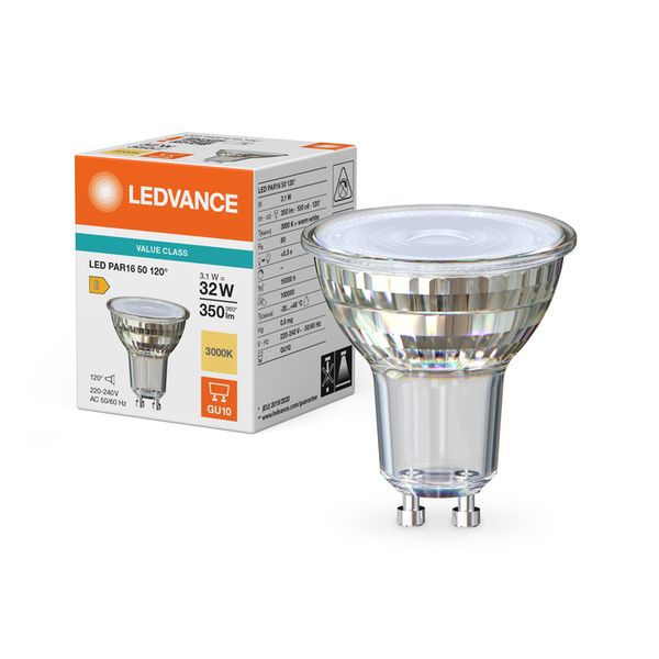 LED PAR16 50 120° V 3.1W 830 GU10 - , изображение 5