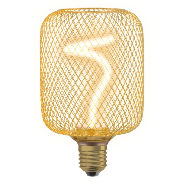 DECOR LED SPIRAL FILAMENT SQUARE 100 18 GOLD DIM 3.5W 818 E27 - , изображение 4