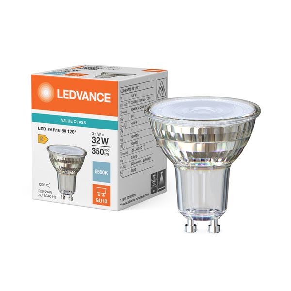 LED PAR16 50 120° V 3.1W 865 GU10 - , изображение 5