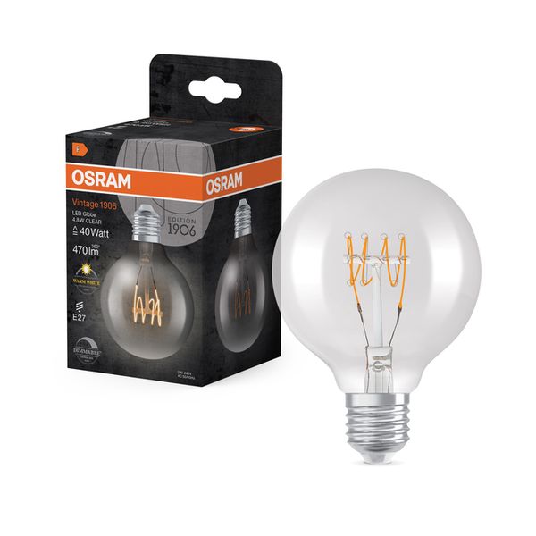 Vintage 1906 Globe 80 40 Filament DIM 4.8W 827 Clear E27 - , изображение 10