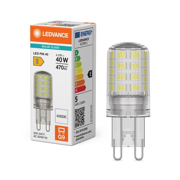 LED PIN 40 300° V 4.2W 840 Clear G9 - , изображение 5