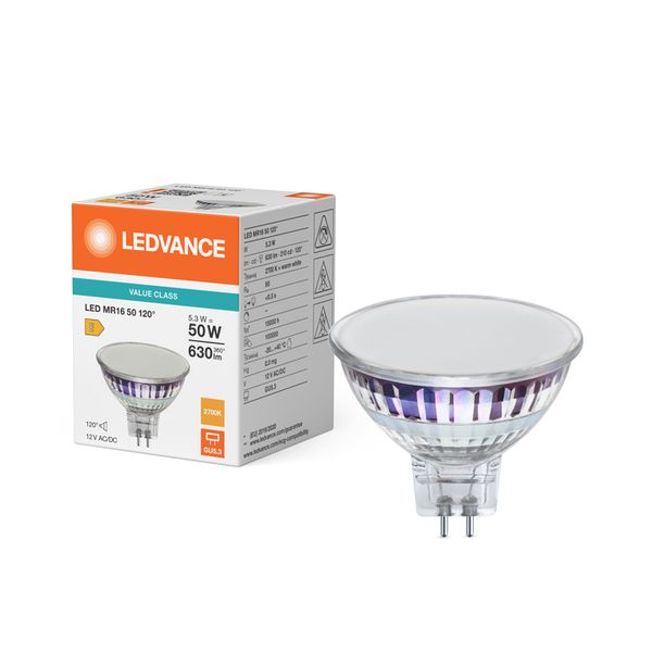 LED MR16 50 120° V 5.3W 827 GU5.3 - , изображение 5