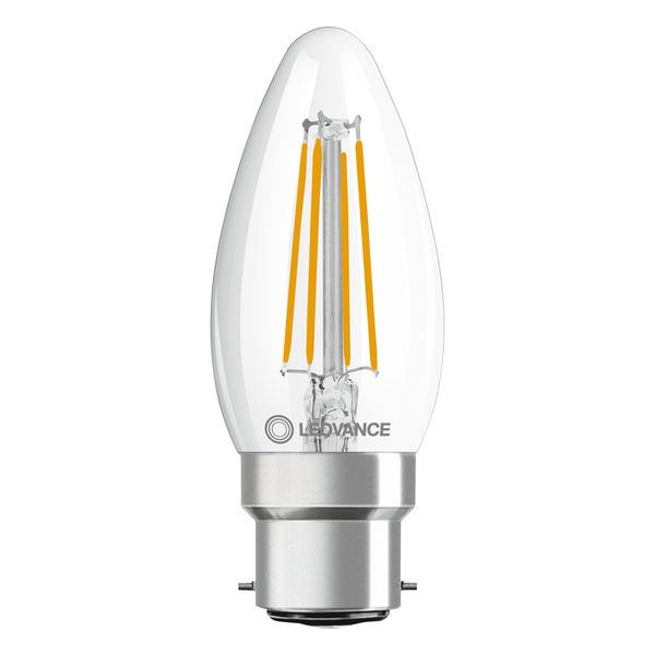 LED Classic B 40 Filament P 4W 827 Clear B22d - , изображение 2