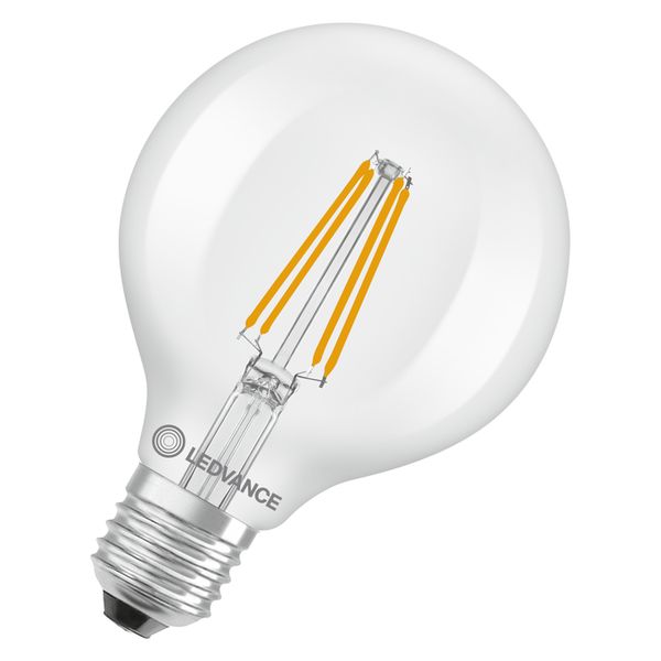 LED Classic Globe 95 60 Filament Energy efficiency class A S 3.8W 827 Clear E27 - 