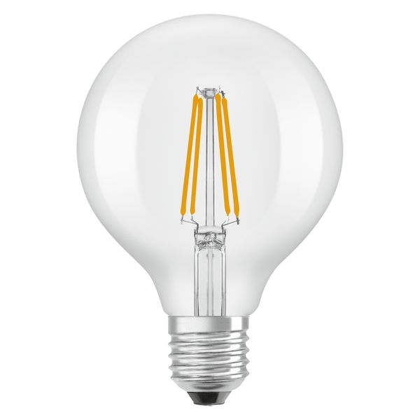 LED Classic Globe 95 60 Filament Energy efficiency class A S 3.8W 827 Clear E27 - , изображение 4