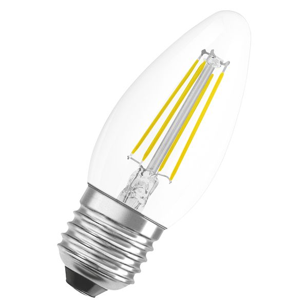 LED Classic B 40 Filament P 4W 827 Clear E27 - , изображение 3