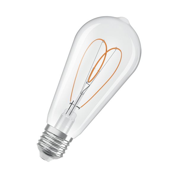 Vintage 1906 Edison 60 Heart Filament DIM 7.2W 927 Clear E27 - , изображение 7
