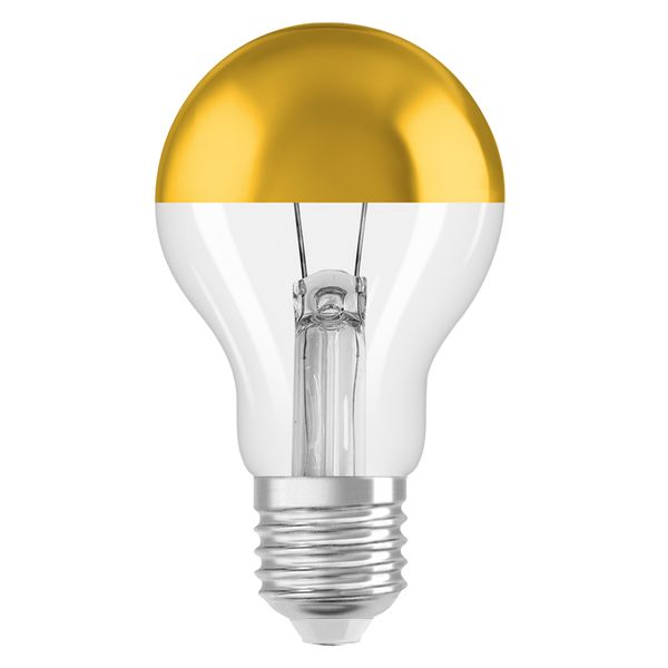 LED CLASSIC A 54 DIM COB P 7W 827 Mirror Gold E27 - , изображение 4