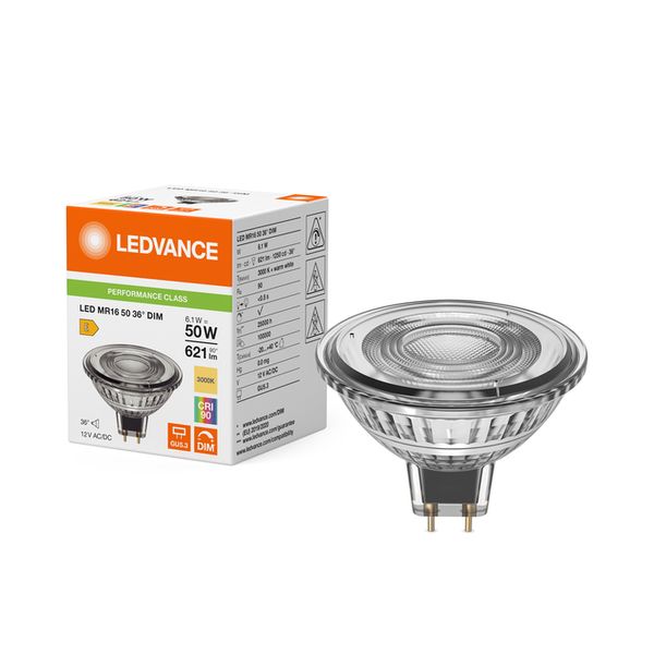 LED MR16 50 36° DIM P 6.1W 930 GU5.3 - , изображение 5