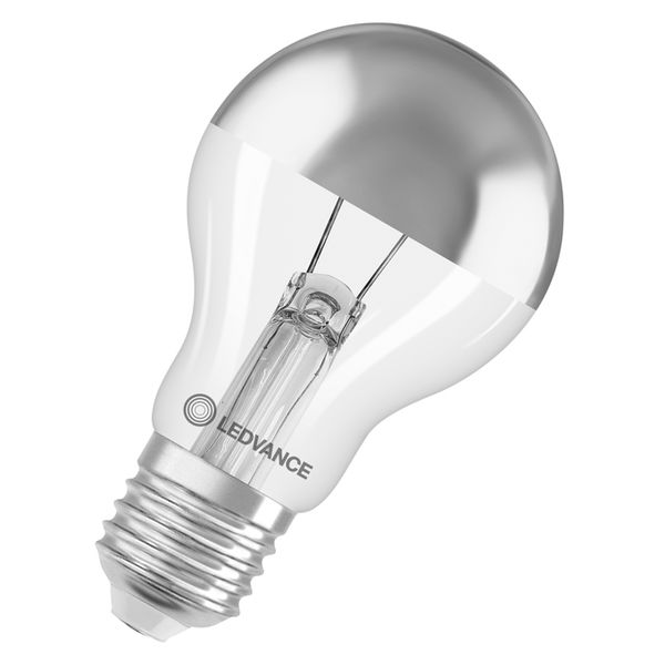 LED CLASSIC A 54 DIM COB P 7W 827 Mirror Silver E27 - 