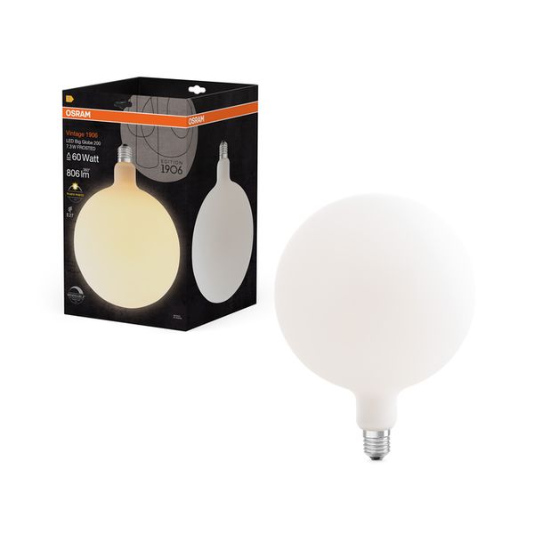 Vintage 1906 Big Globe 200 60 DIM 7.3W 827 Frosted E27 - , изображение 13