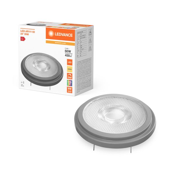 LED AR111 50 24° DIM S 7.4W 930 G53 - , изображение 5