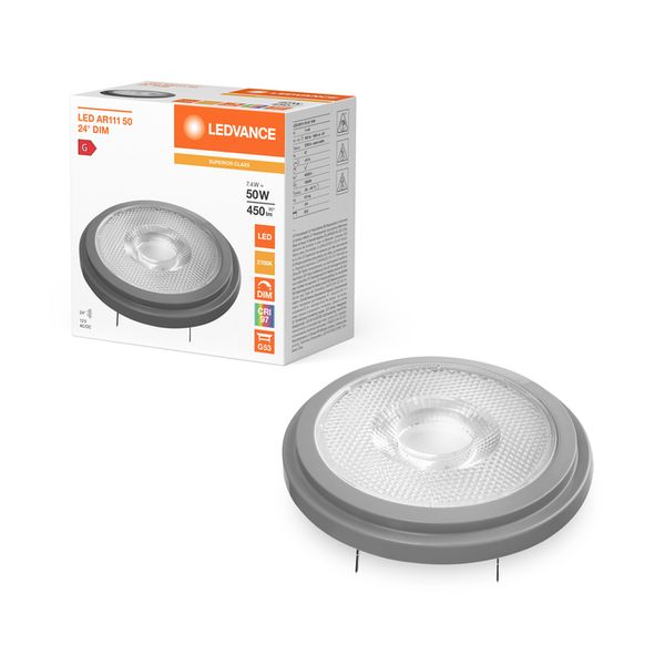 LED AR111 50 24° DIM S 7.4W 927 G53 - , изображение 5