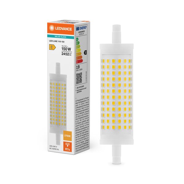 LED Line 118 150 300° V 18.2W 827 Clear R7s - , изображение 5