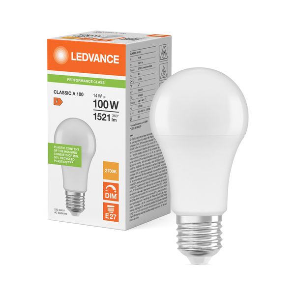 LED Classic A 100 DIM P 14W 827 Frosted E27 - , изображение 7