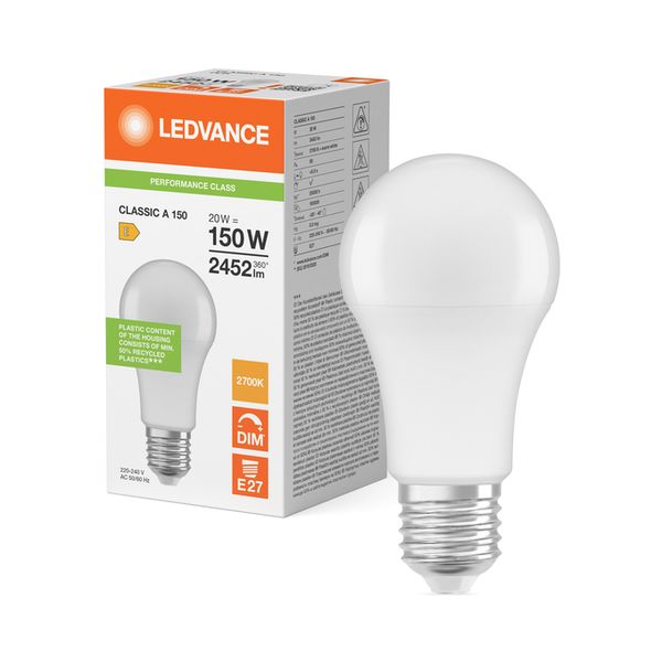LED Classic A 150 DIM P 20W 827 Frosted E27 - , изображение 5